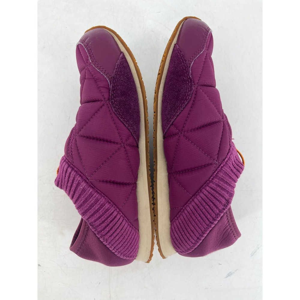 Teva Ember Moc Shoes Womens 7 Purple Quilted Slip On Sneakers 1018225 - Picture 5 of 8